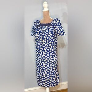 VINTAGE HABAND WOMEN'S MUMU SLEEPING DRESS DAISY
PRINT SMALL S